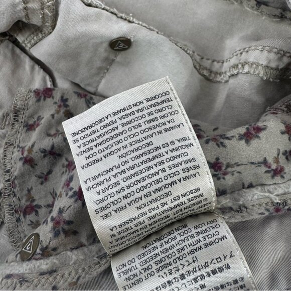 Guess skirt mini frilly ruffle bottom hem Ruffled Beige Mini Skirt - Picture 7 of 9